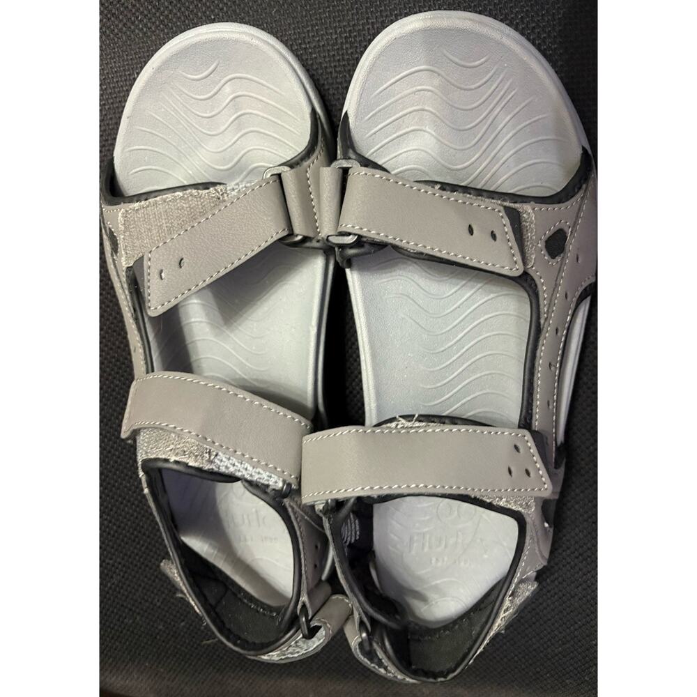 Hurley Men’s odessa Sandals Size 11 Gray Straps/gray Soles
